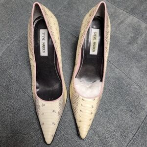 Steve Madden Snakeskin heels